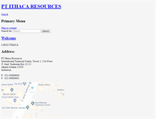 Tablet Screenshot of ithacaresources.com